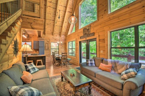 Idyllic Resort Cabin with Fire Pit and Pool Table!